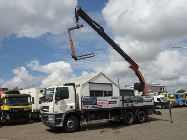 DAF CF 360 6X4 MANUAL GEAR STEELSPRINGS 18,5 TON PALFINKER - Pritsche LKW, Autokran: das Bild 1 DAF CF 360 6X4 MANUAL GEAR STEELSPRINGS 18,5 TON PALFINKER - Pritsche LKW, Autokran: das Bild 1