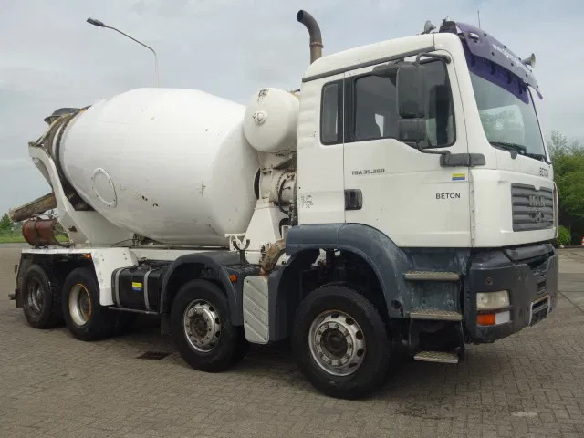 MAN TGA 35.360 8X4 MIXER STEEL SPRINGS BIG AXELS MANUAL POMP - Fahrmischer: das Bild 1 MAN TGA 35.360 8X4 MIXER STEEL SPRINGS BIG AXELS MANUAL POMP - Fahrmischer: das Bild 1