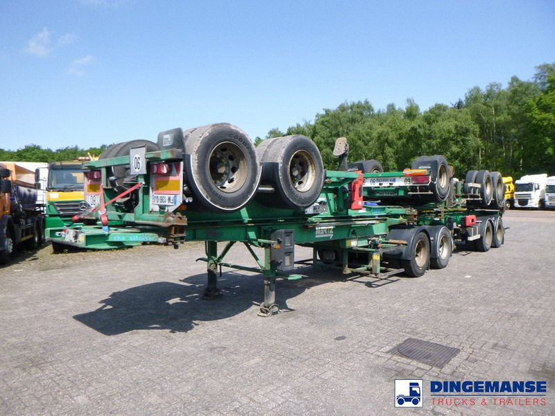 ASCA Stack 4 x container trailer + dolly 20-30-40-45 ft - Containerwagen/ Wechselfahrgestell LKW: das Bild 1 ASCA Stack 4 x container trailer + dolly 20-30-40-45 ft - Containerwagen/ Wechselfahrgestell LKW: das Bild 1