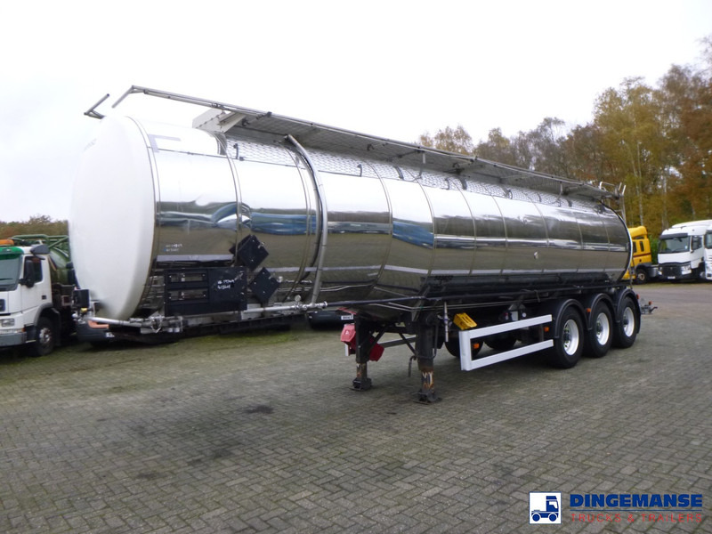 Crane Fruehauf Chemical tank inox 32.8 m3 / 1 comp - Tankauflieger: das Bild 1 Crane Fruehauf Chemical tank inox 32.8 m3 / 1 comp - Tankauflieger: das Bild 1