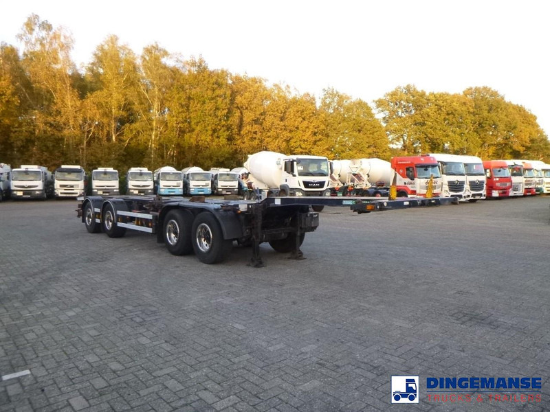 D-Tec 4-axle container combi trailer (2 + 2 axles) - Container/ Wechselfahrgestell Auflieger: das Bild 2 D-Tec 4-axle container combi trailer (2 + 2 axles) - Container/ Wechselfahrgestell Auflieger: das Bild 2