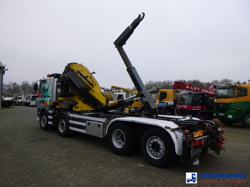 DAF CF 85.410 8x2 Hyva container hook + crane - Autokran: das Bild 4 DAF CF 85.410 8x2 Hyva container hook + crane - Autokran: das Bild 4
