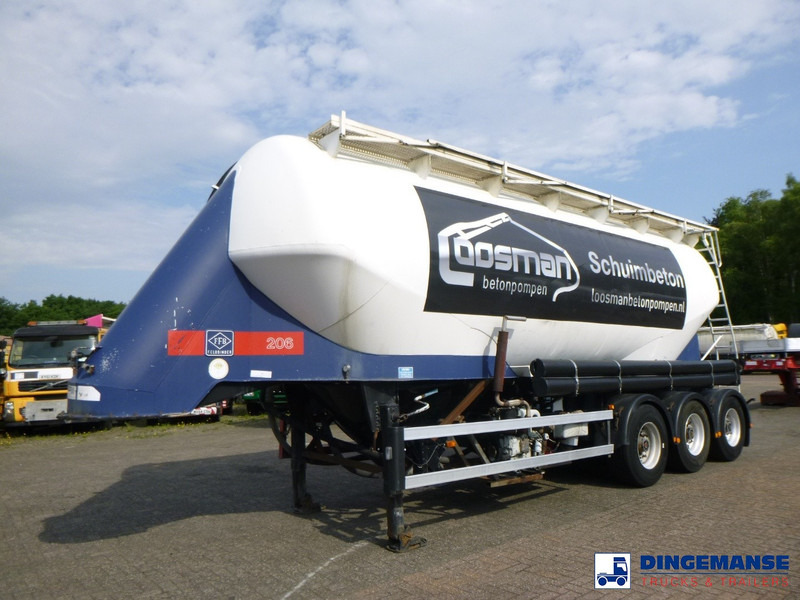 Feldbinder Powder tank alu 40 m3 / 1 comp + compressor - Tankauflieger: das Bild 1 Feldbinder Powder tank alu 40 m3 / 1 comp + compressor - Tankauflieger: das Bild 1