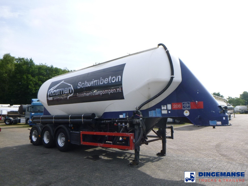 Feldbinder Powder tank alu 40 m3 / 1 comp + compressor - Tankauflieger: das Bild 2 Feldbinder Powder tank alu 40 m3 / 1 comp + compressor - Tankauflieger: das Bild 2
