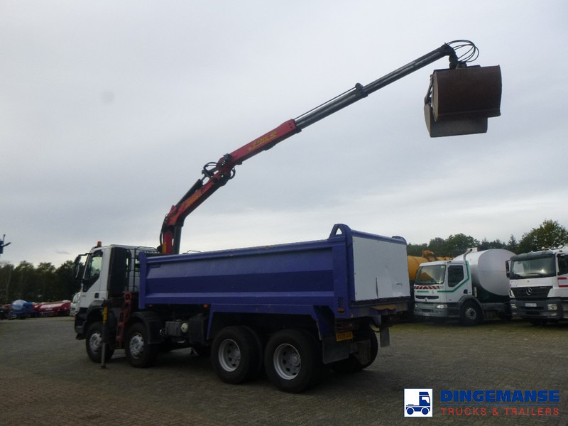 Iveco AD340T36 8x4 RHD tipper + Palfinger E120 plus + grapple - Autokran: das Bild 3 Iveco AD340T36 8x4 RHD tipper + Palfinger E120 plus + grapple - Autokran: das Bild 3