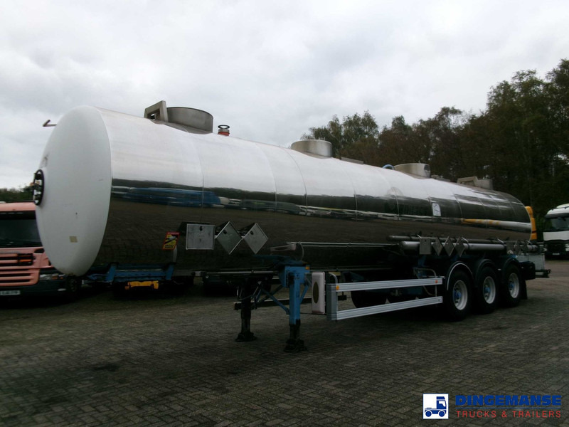 Magyar Chemical tank inox L4BH 33.5 m3 / 3 comp - Tankauflieger: das Bild 1 Magyar Chemical tank inox L4BH 33.5 m3 / 3 comp - Tankauflieger: das Bild 1