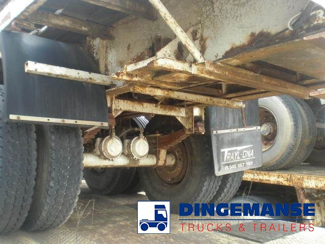 Tieflader Auflieger Traylona 2-axle platform trailer 39000KG / Extendable 19M: das Bild 12