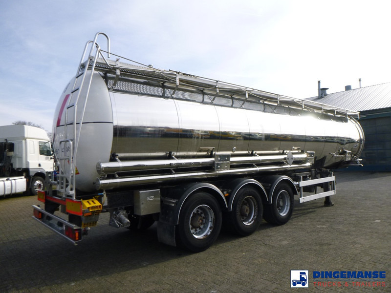 Van Hool Chemical tank inox 30 m3 / 3 comp - Tankauflieger: das Bild 4 Van Hool Chemical tank inox 30 m3 / 3 comp - Tankauflieger: das Bild 4