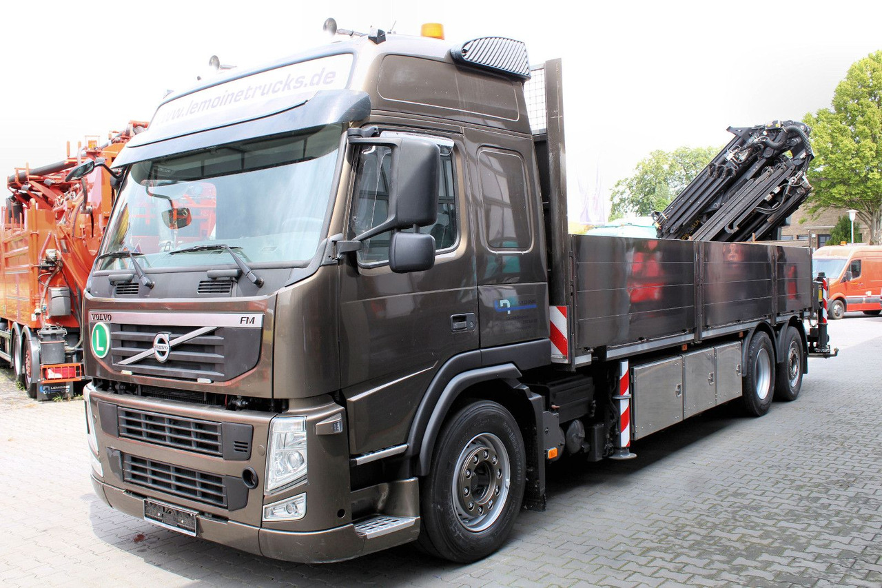 Volvo FM 420 6x2 Container-Pritsche+Kran PK 34.002+JIB - Pritsche LKW, Autokran: das Bild 3 Volvo FM 420 6x2 Container-Pritsche+Kran PK 34.002+JIB - Pritsche LKW, Autokran: das Bild 3