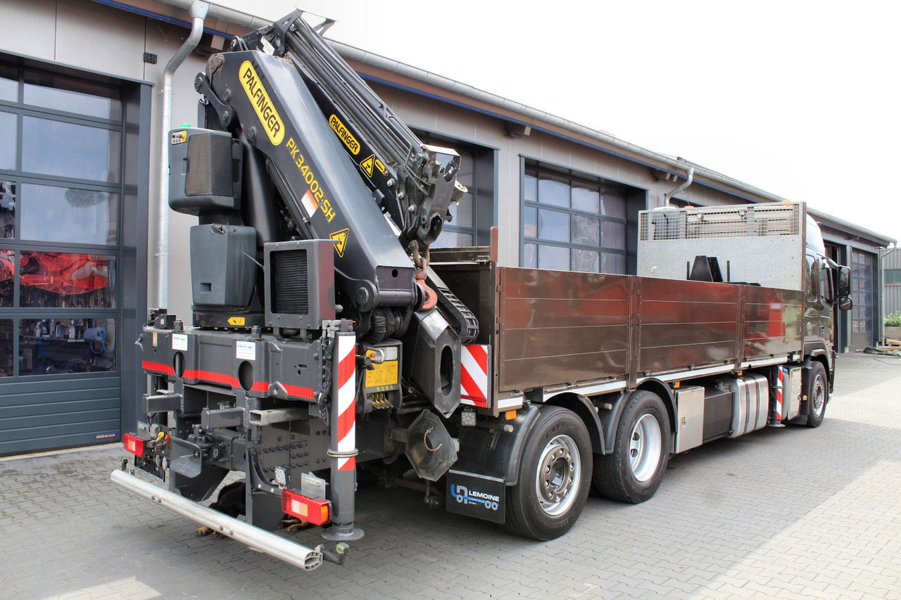 Pritsche LKW, Autokran Volvo FM 420 6x2 Container-Pritsche+Kran PK 34.002+JIB: das Bild 11