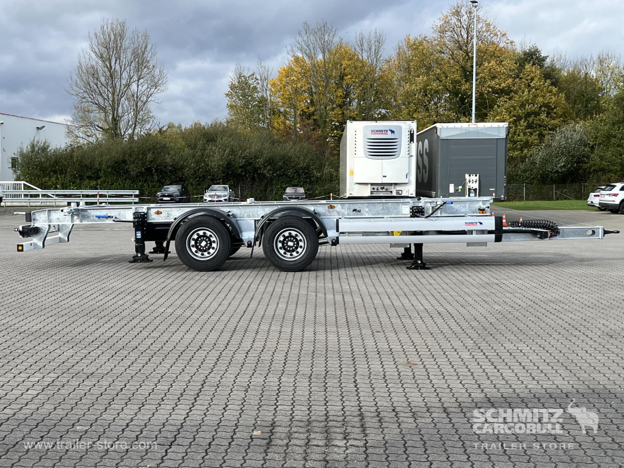 SCHMITZ Zentralachsanhänger Wechselfahrgestell - Container/ Wechselfahrgestell Anhänger: das Bild 2 SCHMITZ Zentralachsanhänger Wechselfahrgestell - Container/ Wechselfahrgestell Anhänger: das Bild 2