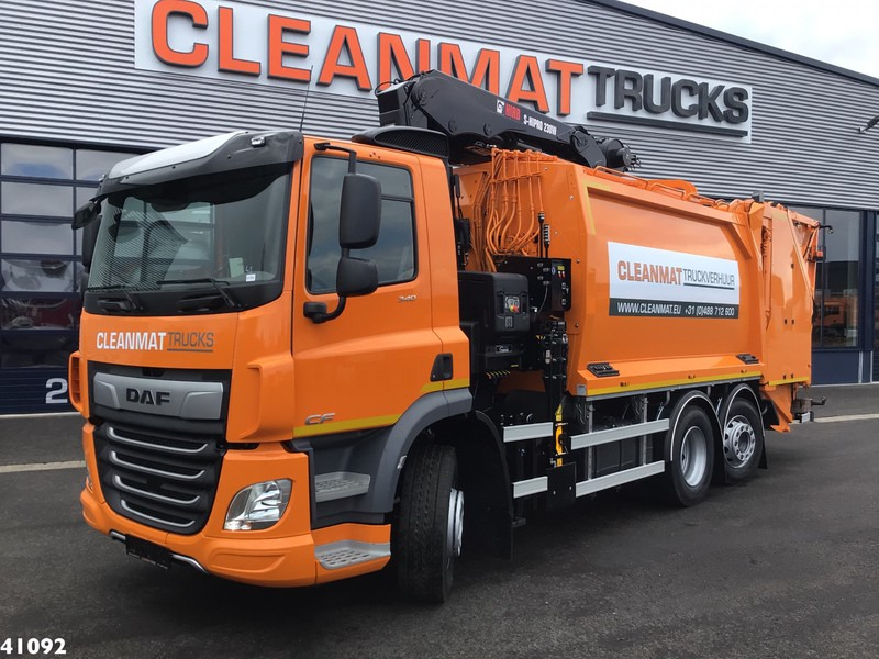 DAF FAN CF 340 Hiab 23 ton/meter laadkraan Welvaarts weighing system - Müllwagen: das Bild 1 DAF FAN CF 340 Hiab 23 ton/meter laadkraan Welvaarts weighing system - Müllwagen: das Bild 1