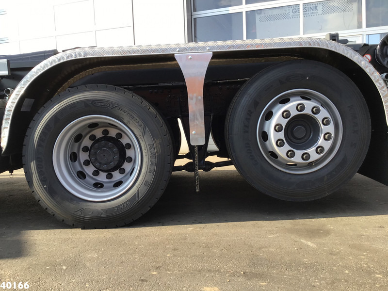 Abrollkipper, Autokran DAF FAN CF 430 HMF 23 ton/meter laadkraan + Welvaarts Weighing system: das Bild 7