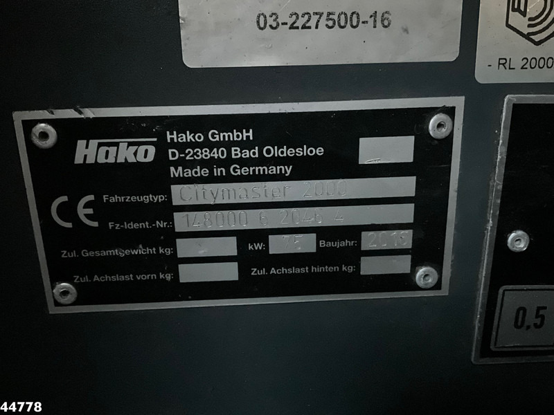 Kehrmaschine Hako Citymaster 2000 Euro 5: das Bild 16