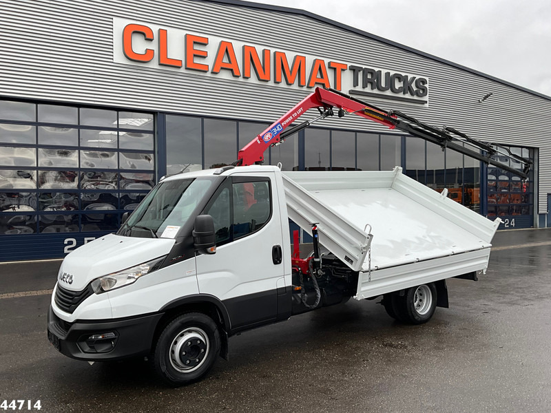Iveco Daily 72C18 HMF laadkraan 3,4 Tonmeter laadkraan + Meiller 3-zijdige kipper New & Unused!! - Kipper, Autokran: das Bild 2 Iveco Daily 72C18 HMF laadkraan 3,4 Tonmeter laadkraan + Meiller 3-zijdige kipper New & Unused!! - Kipper, Autokran: das Bild 2