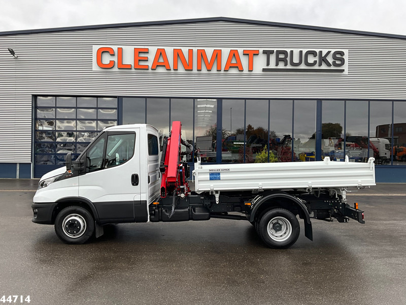 Iveco Daily 72C18 HMF laadkraan 3,4 Tonmeter laadkraan + Meiller 3-zijdige kipper New & Unused!! - Kipper, Autokran: das Bild 4 Iveco Daily 72C18 HMF laadkraan 3,4 Tonmeter laadkraan + Meiller 3-zijdige kipper New & Unused!! - Kipper, Autokran: das Bild 4