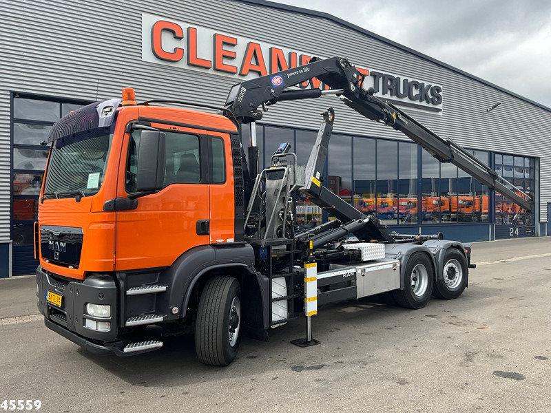 MAN TGS 26.360 Euro 5 6x4H HMF 15 Tonmeter laadkraan - Abrollkipper, Autokran: das Bild 1 MAN TGS 26.360 Euro 5 6x4H HMF 15 Tonmeter laadkraan - Abrollkipper, Autokran: das Bild 1