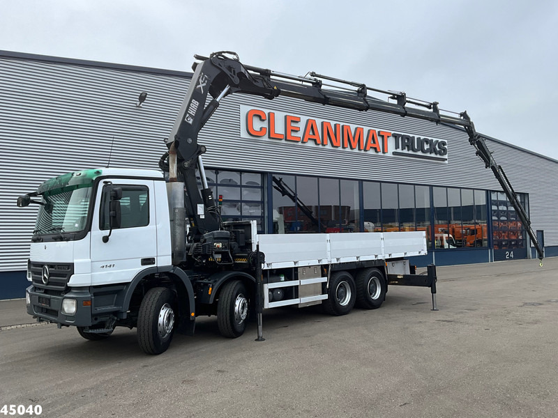 Mercedes-Benz Actros 4141 8x4 manual Hiab 32 Tonmeter laadkraan + Fly-jib - Autokran: das Bild 1 Mercedes-Benz Actros 4141 8x4 manual Hiab 32 Tonmeter laadkraan + Fly-jib - Autokran: das Bild 1