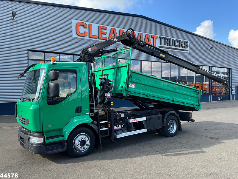 Renault Midlum 300.12 Manual Hiab 8 Tonmeter laadkraan Just 81.549 km! - Kipper, Autokran: das Bild 1 Renault Midlum 300.12 Manual Hiab 8 Tonmeter laadkraan Just 81.549 km! - Kipper, Autokran: das Bild 1