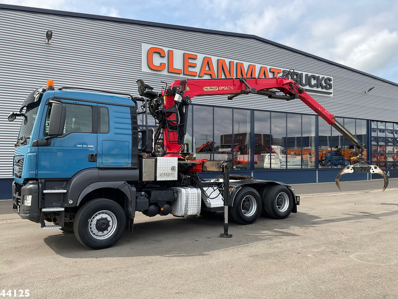 MAN TGS 33.480 6x6 Euro 6 Palfinger 27 Tonmeter boomkraan - Sattelzugmaschine: das Bild 1 MAN TGS 33.480 6x6 Euro 6 Palfinger 27 Tonmeter boomkraan - Sattelzugmaschine: das Bild 1