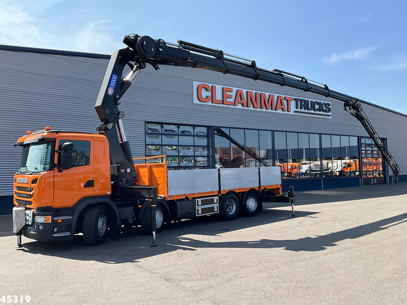 Scania G 450 Euro 6 HMF 60 Tonmeter laadkraan + Fly-Jib - Autokran: das Bild 1 Scania G 450 Euro 6 HMF 60 Tonmeter laadkraan + Fly-Jib - Autokran: das Bild 1