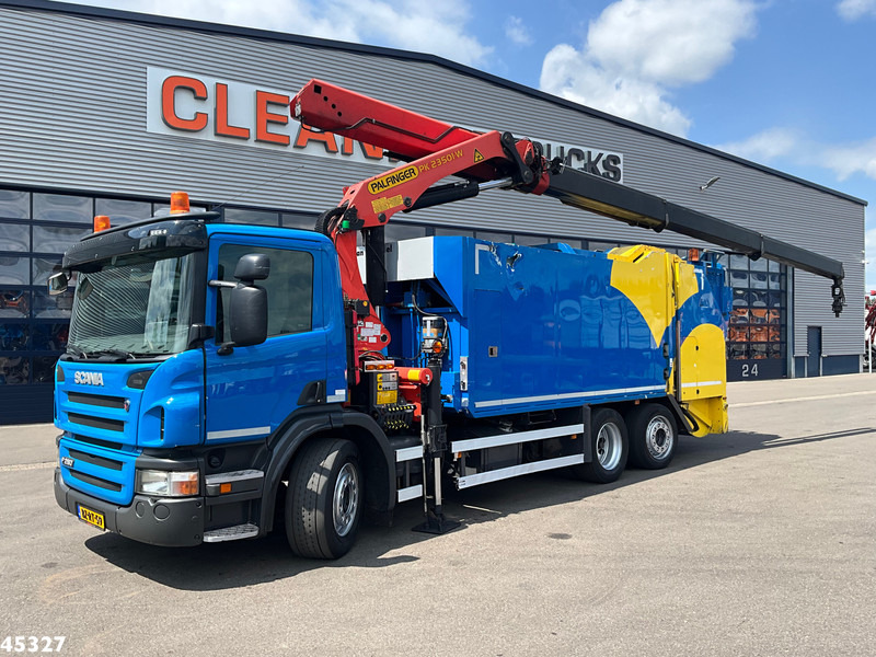 Scania P 280 Geesink / VSA Palfinger 23 Tonmeter laadkraan - Müllwagen: das Bild 1 Scania P 280 Geesink / VSA Palfinger 23 Tonmeter laadkraan - Müllwagen: das Bild 1