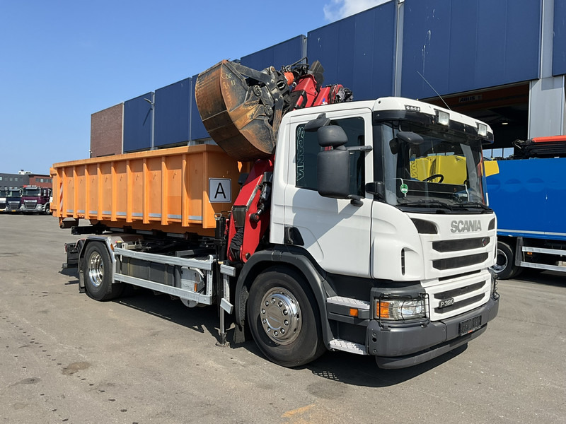 Scania P 320 HMF 12 Tonmeter Z-kraan + Kipper 11m³ - Kipper, Autokran: das Bild 5 Scania P 320 HMF 12 Tonmeter Z-kraan + Kipper 11m³ - Kipper, Autokran: das Bild 5