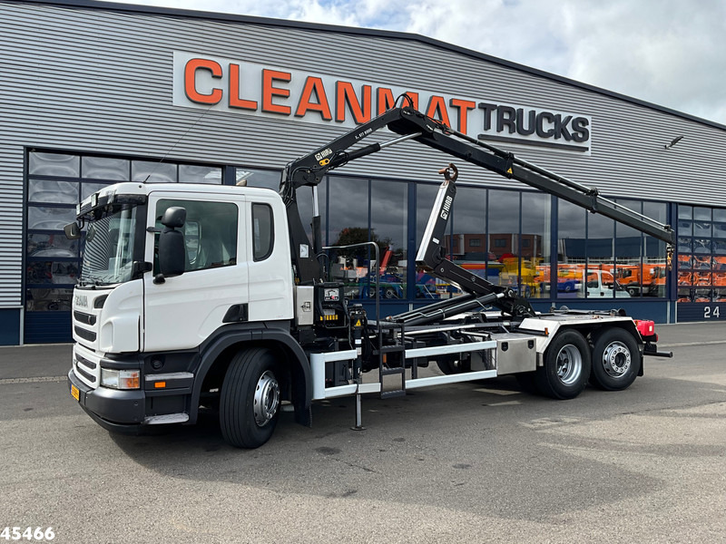 Scania P 400 Retarder Hiab 8 Tonmeter laadkraan - Abrollkipper, Autokran: das Bild 1 Scania P 400 Retarder Hiab 8 Tonmeter laadkraan - Abrollkipper, Autokran: das Bild 1