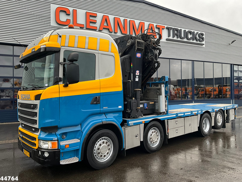Scania R 490 Euro 6 HMF 85 Tonmeter laadkraan - Autokran: das Bild 2 Scania R 490 Euro 6 HMF 85 Tonmeter laadkraan - Autokran: das Bild 2