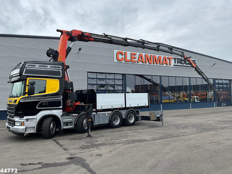 Scania R500 8x4 V8 Retarder Palfinger 53 Tonmeter laadkraan + Fly-Jib - Autokran: das Bild 1 Scania R500 8x4 V8 Retarder Palfinger 53 Tonmeter laadkraan + Fly-Jib - Autokran: das Bild 1