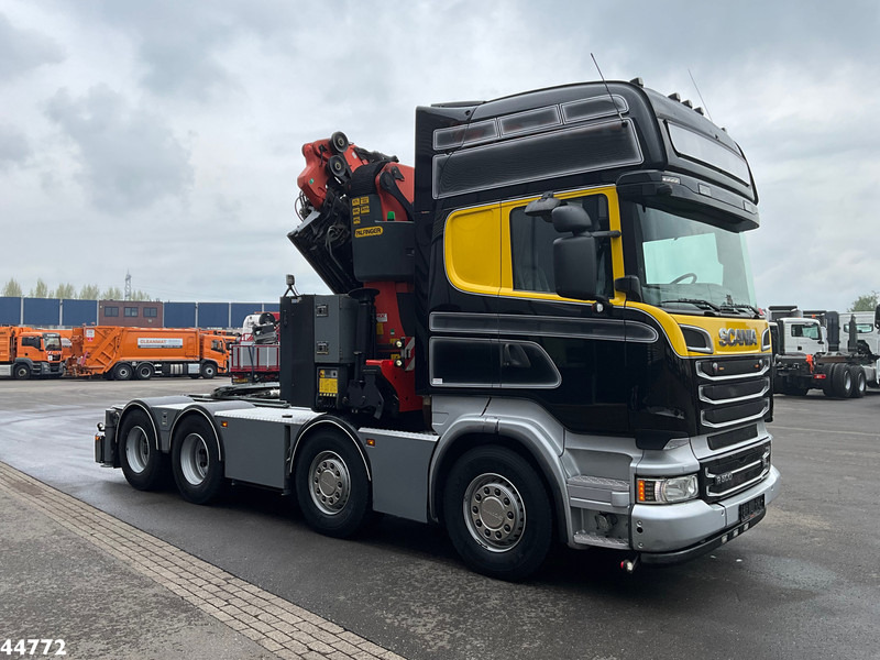 Autokran Scania R500 8x4 V8 Retarder Palfinger 53 Tonmeter laadkraan + Fly-Jib: das Bild 13