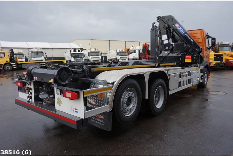 Volvo FM 410 HMF 21 Tonmeter laadkraan - Abrollkipper, Autokran: das Bild 4 Volvo FM 410 HMF 21 Tonmeter laadkraan - Abrollkipper, Autokran: das Bild 4