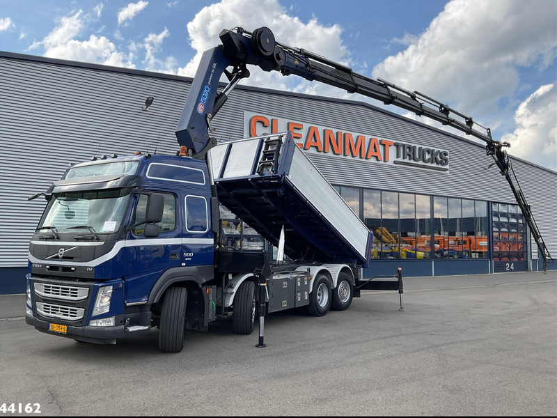 Volvo FM 500 Euro 6 HMF 50 Tonmeter laadkraan + Fly-Jib - Kipper, Autokran: das Bild 1 Volvo FM 500 Euro 6 HMF 50 Tonmeter laadkraan + Fly-Jib - Kipper, Autokran: das Bild 1