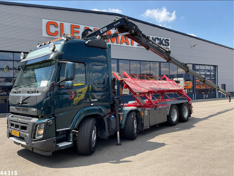 Volvo FMX 540 8x4 Euro 6 Hiab 28 Tonmeter laadkraan - Seil Abrollkipper, Autokran: das Bild 1 Volvo FMX 540 8x4 Euro 6 Hiab 28 Tonmeter laadkraan - Seil Abrollkipper, Autokran: das Bild 1