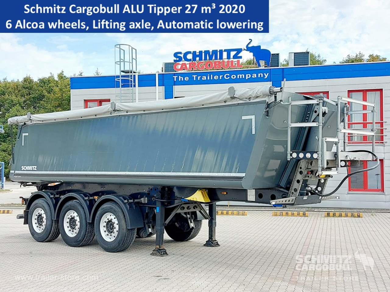 SCHMITZ Tipper Alu-square sided body 27m³ - Kipper Auflieger: das Bild 1 SCHMITZ Tipper Alu-square sided body 27m³ - Kipper Auflieger: das Bild 1