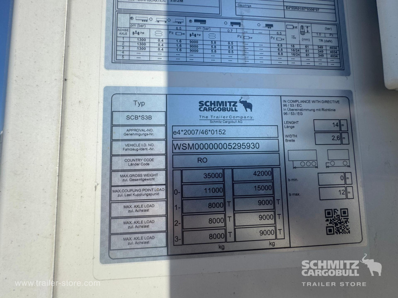 SCHMITZ Reefer Standard - Isotherm Auflieger: das Bild 2 SCHMITZ Reefer Standard - Isotherm Auflieger: das Bild 2