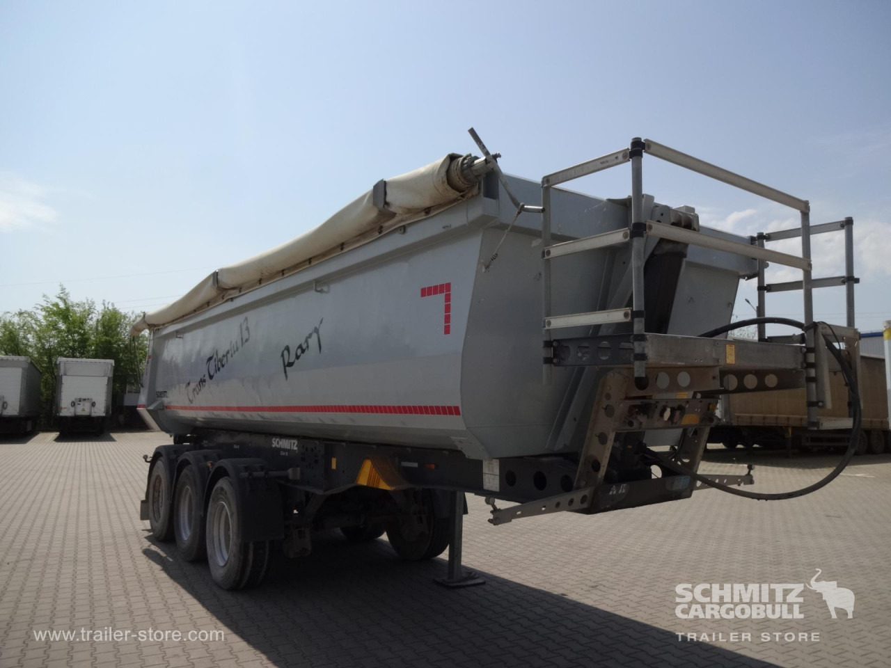 SCHMITZ Tipper Steel half pipe body 24m³ - Kipper Auflieger: das Bild 5 SCHMITZ Tipper Steel half pipe body 24m³ - Kipper Auflieger: das Bild 5