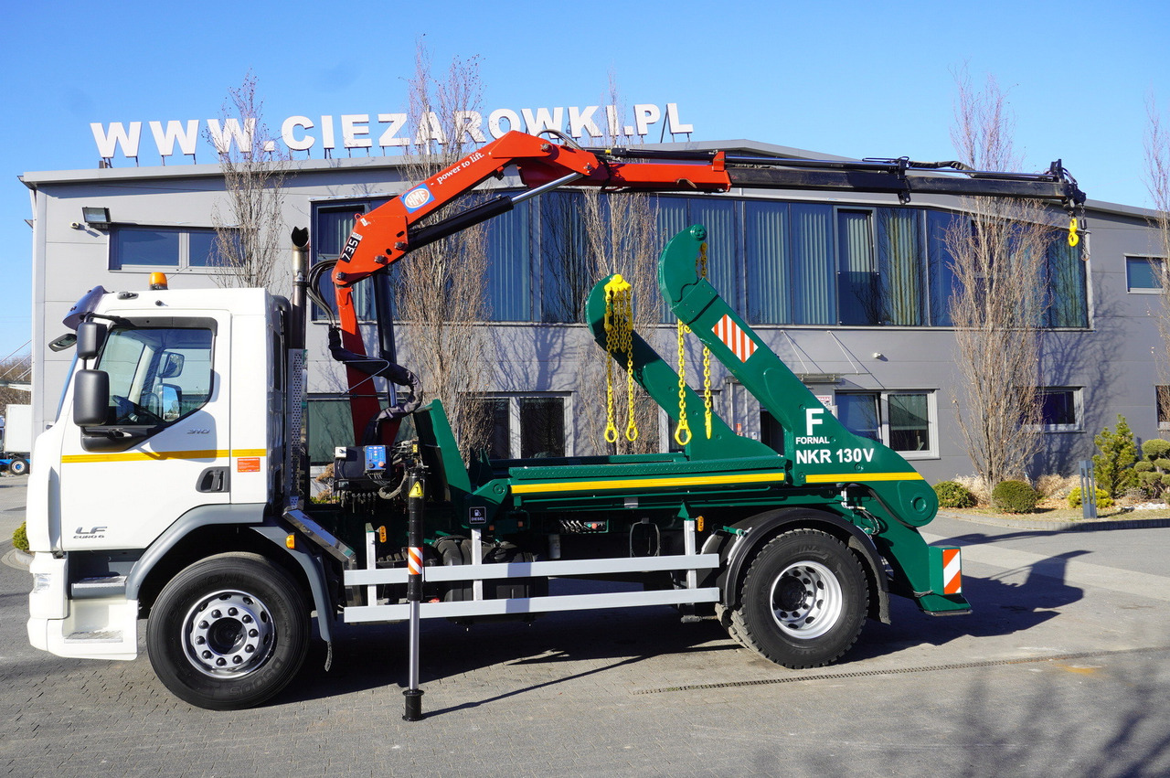 DAF LF 18.310 E6 / Skip loader Fornal NKR 130V / HDS HMF 735 K2 / Manual gearbox - Abrollkipper, Autokran: das Bild 4 DAF LF 18.310 E6 / Skip loader Fornal NKR 130V / HDS HMF 735 K2 / Manual gearbox - Abrollkipper, Autokran: das Bild 4