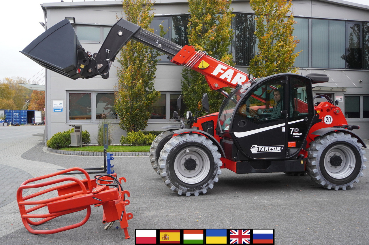 Faresin 730C Classic 55 / NEW / 550 MTH!!! / reach 7 m / joystick - Teleskopradlader: das Bild 1 Faresin 730C Classic 55 / NEW / 550 MTH!!! / reach 7 m / joystick - Teleskopradlader: das Bild 1