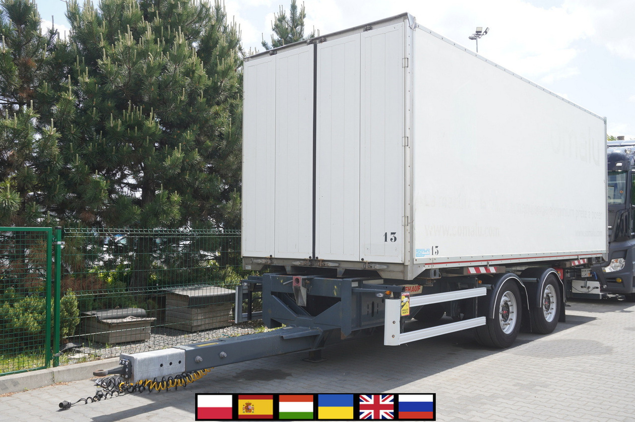 Fruehauf passthrough box trailer 18 EPAL / 2021 / SAF axles - Koffer Anhänger: das Bild 1 Fruehauf passthrough box trailer 18 EPAL / 2021 / SAF axles - Koffer Anhänger: das Bild 1