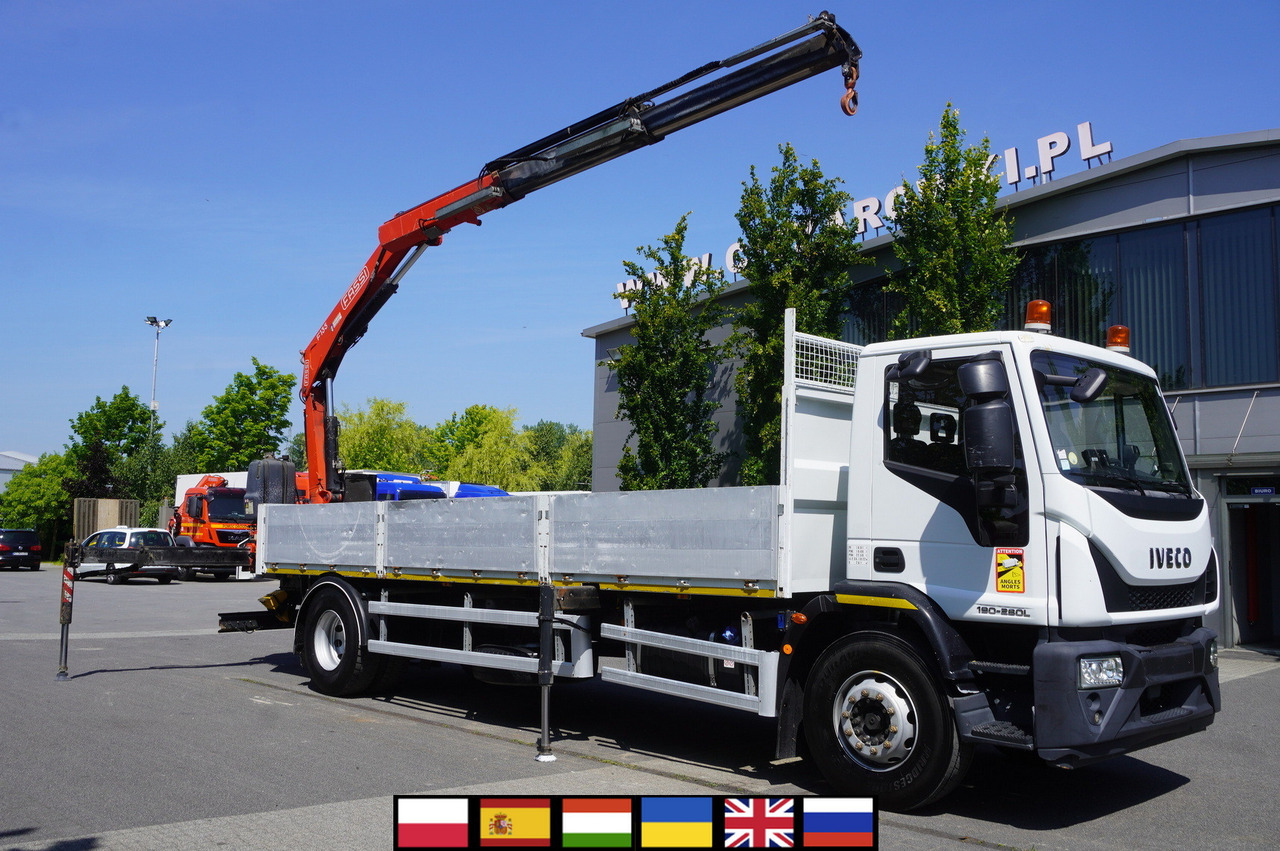 IVECO EUROCARGO 190-280L / FASSI F135A / 8 M / Lift cap. 5580 kg - Pritsche LKW, Autokran: das Bild 1 IVECO EUROCARGO 190-280L / FASSI F135A / 8 M / Lift cap. 5580 kg - Pritsche LKW, Autokran: das Bild 1