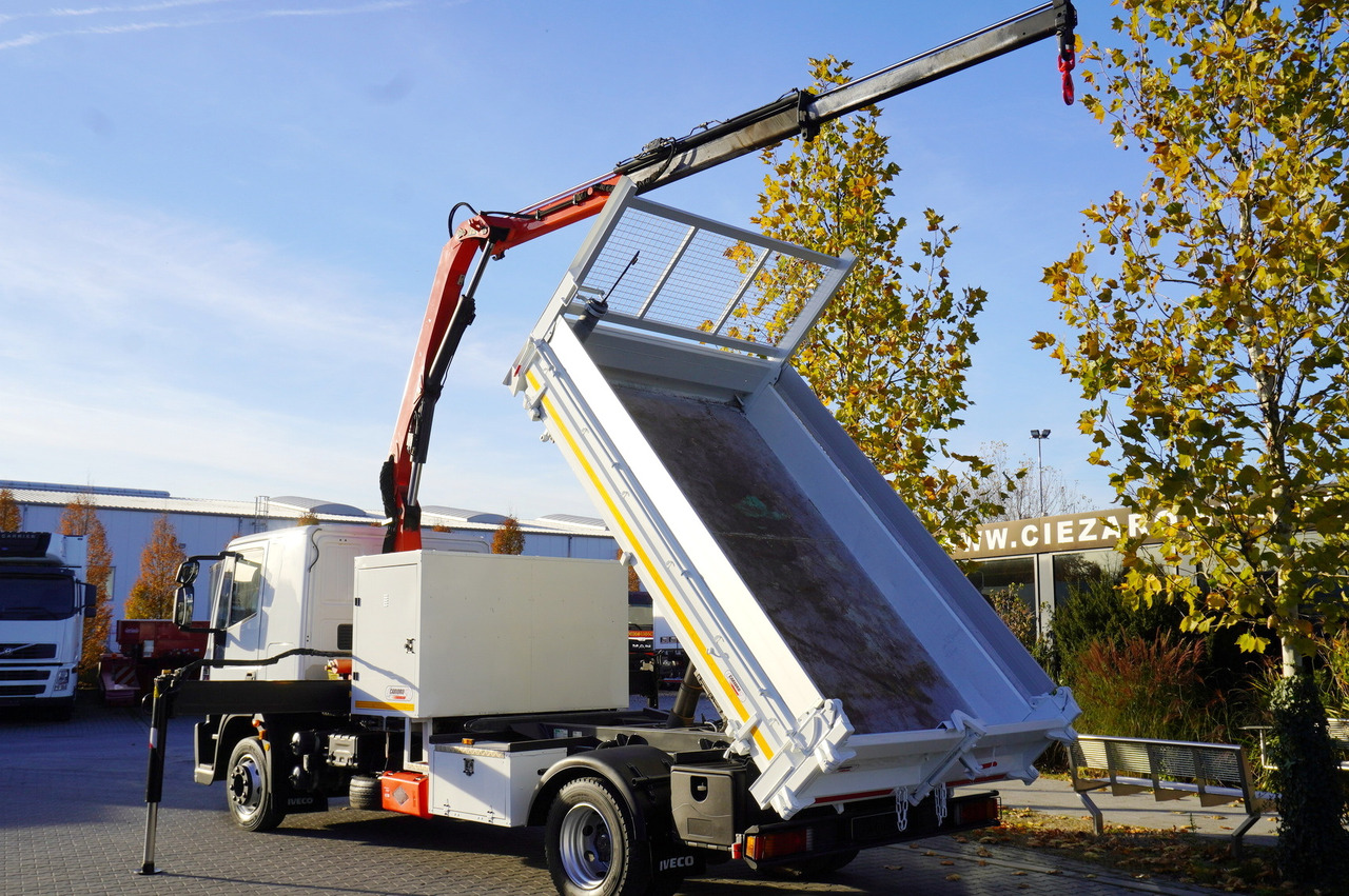 IVECO Eurocargo 120E18 Crane Palfinger / 3-way tipper / sleeper cab - Kipper, Autokran: das Bild 4 IVECO Eurocargo 120E18 Crane Palfinger / 3-way tipper / sleeper cab - Kipper, Autokran: das Bild 4