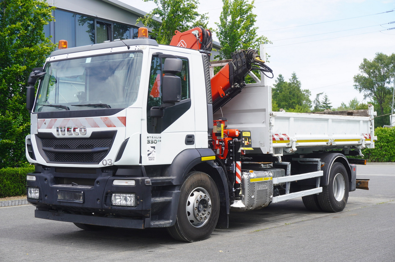 IVECO STRALIS 330 E6 / FASSI 195A 8.5 T / 3-side tipper - Autokran: das Bild 2 IVECO STRALIS 330 E6 / FASSI 195A 8.5 T / 3-side tipper - Autokran: das Bild 2