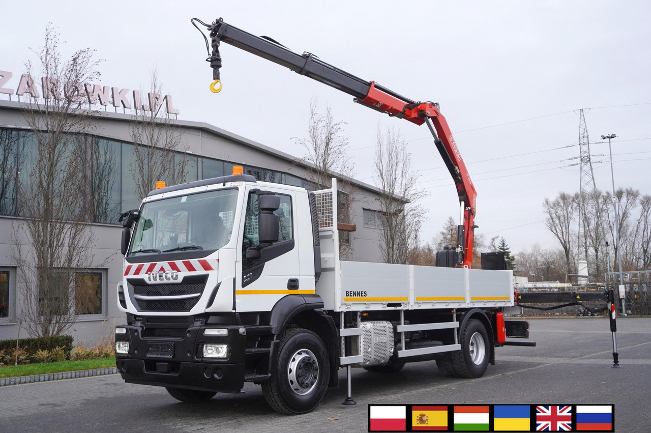 IVECO Stralis X-Way 310 4x2 E6 / Fassi F155 crane / 670 MTH / Remote control / Rotator / 130 tho. km - Pritsche LKW, Autokran: das Bild 1 IVECO Stralis X-Way 310 4x2 E6 / Fassi F155 crane / 670 MTH / Remote control / Rotator / 130 tho. km - Pritsche LKW, Autokran: das Bild 1