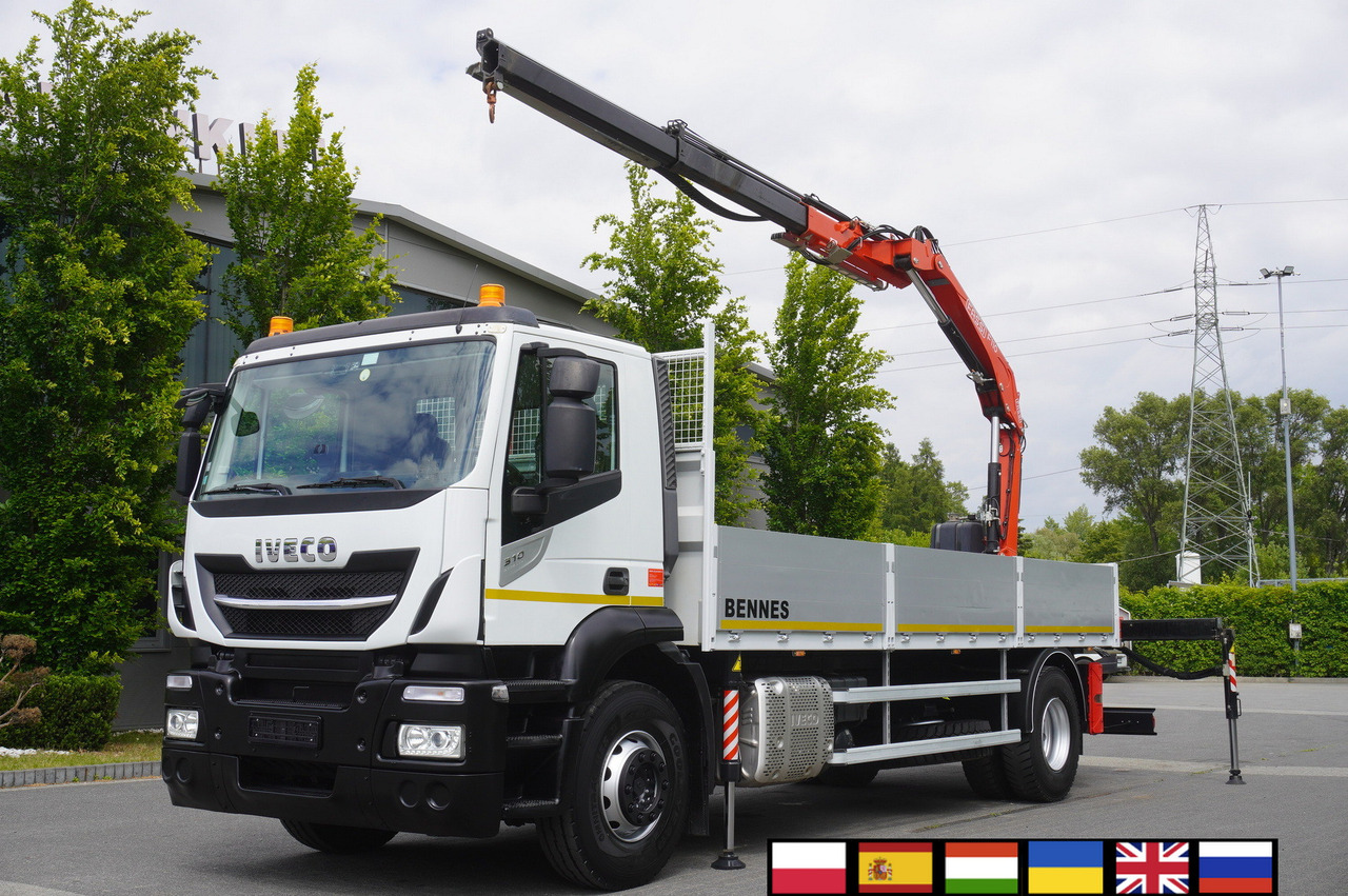 Iveco Stralis 310 / 34 tho km !!! / FASSI 4 Tons 400 MTH! / Flatbed - Autokran, Autokran: das Bild 1 Iveco Stralis 310 / 34 tho km !!! / FASSI 4 Tons 400 MTH! / Flatbed - Autokran, Autokran: das Bild 1