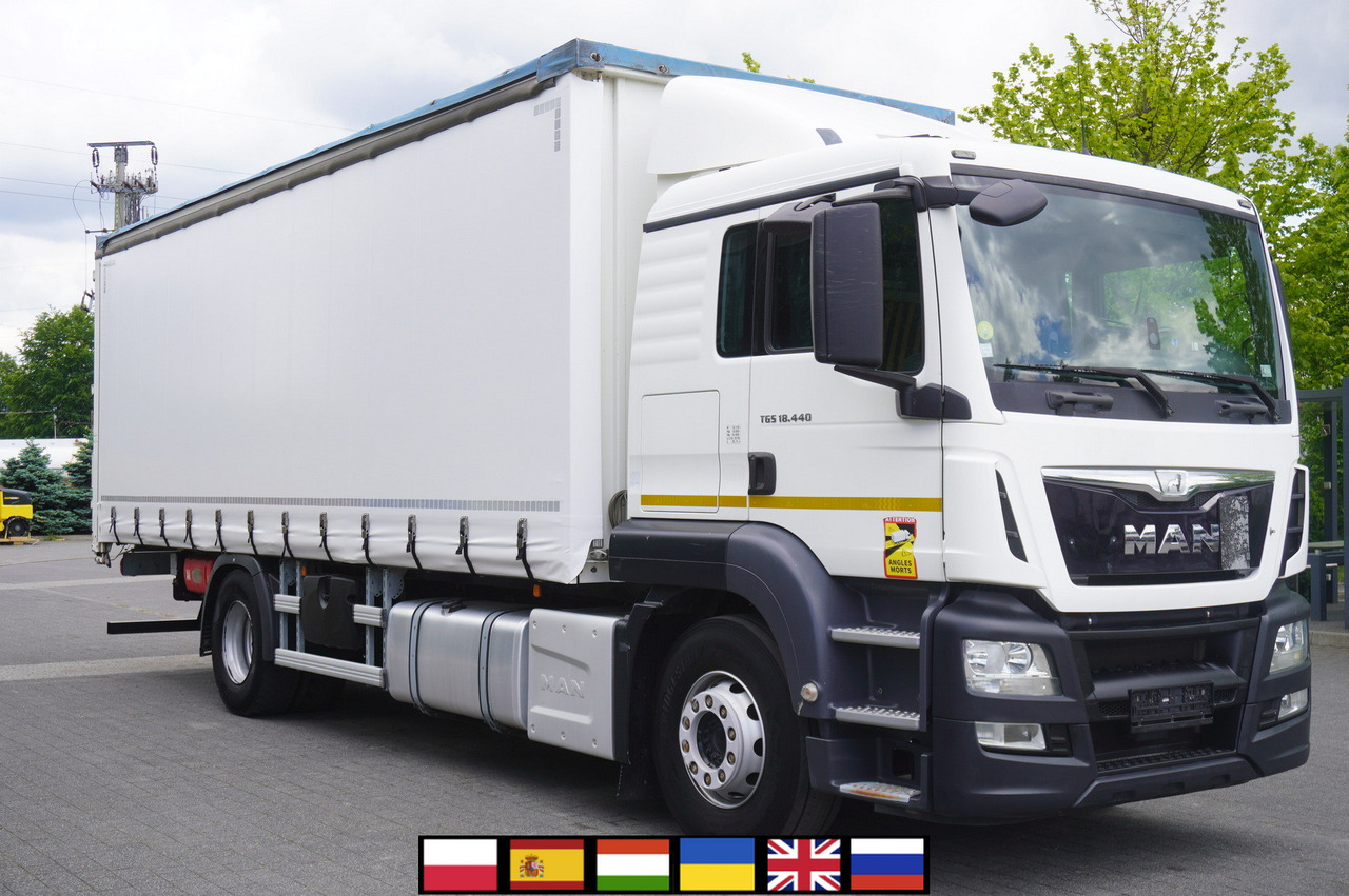 MAN TGS 18.440 / 19 EPAL curtainsider / Sleeper cab - Plane LKW: das Bild 1 MAN TGS 18.440 / 19 EPAL curtainsider / Sleeper cab - Plane LKW: das Bild 1