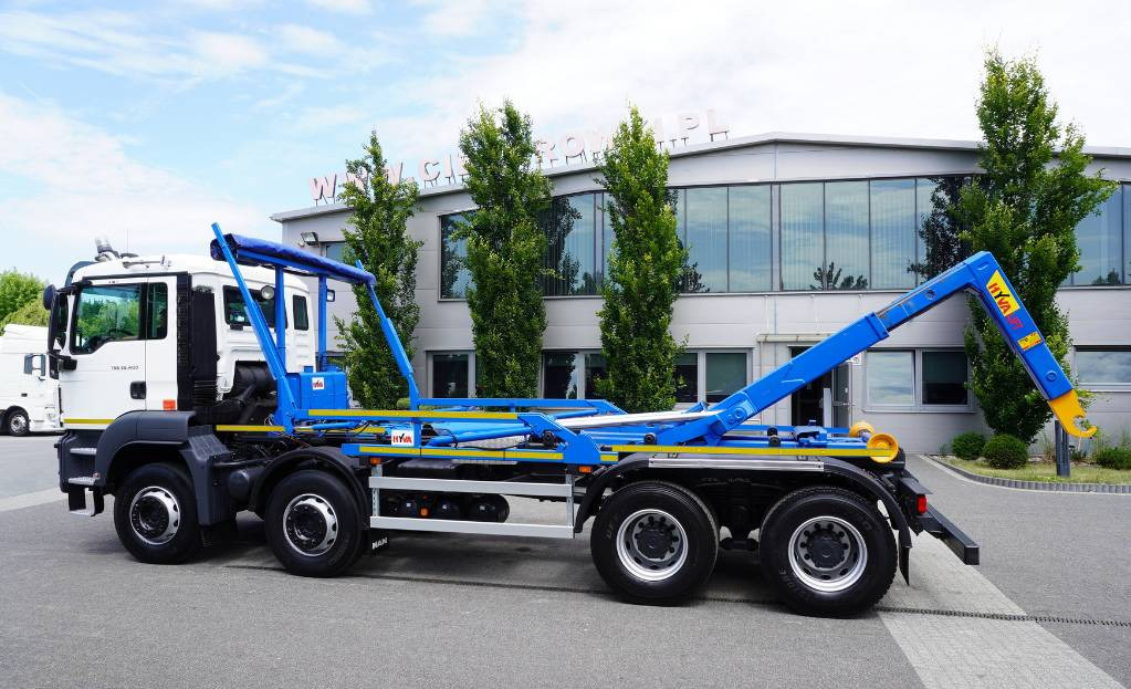 MAN TGS 35.400 8×4 HYVA LIFT 32.56 SE hooklift - Abrollkipper: das Bild 3 MAN TGS 35.400 8×4 HYVA LIFT 32.56 SE hooklift - Abrollkipper: das Bild 3