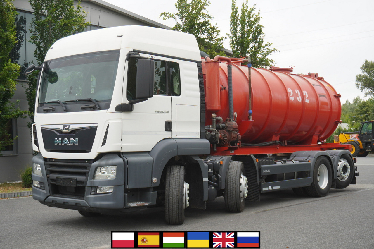 MAN TGS 35.420 8×2 / NEW septic barrel 13000 L / 3 steered axles - Güllefass: das Bild 1 MAN TGS 35.420 8×2 / NEW septic barrel 13000 L / 3 steered axles - Güllefass: das Bild 1