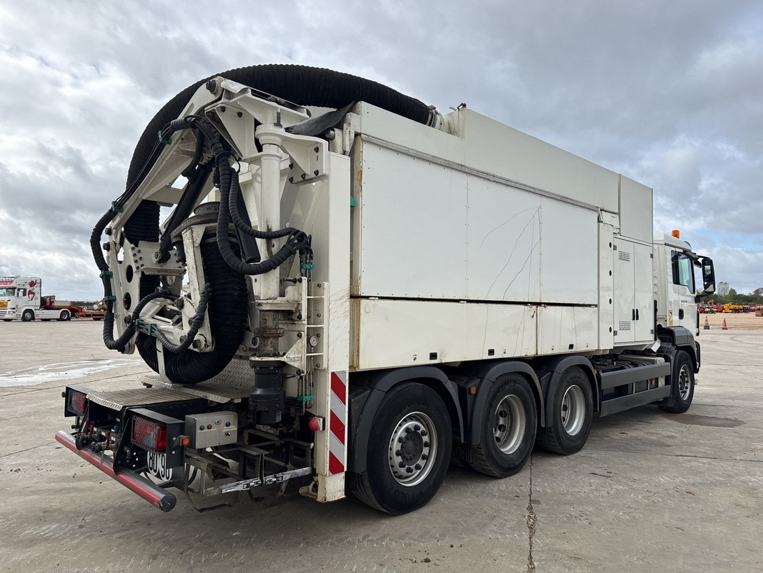 MAN TGS 35.480 8x4 / MTS 4A14T 36.000V vacuum truck / 10 m3 - Saug-/ Spülfahrzeug: das Bild 4 MAN TGS 35.480 8x4 / MTS 4A14T 36.000V vacuum truck / 10 m3 - Saug-/ Spülfahrzeug: das Bild 4