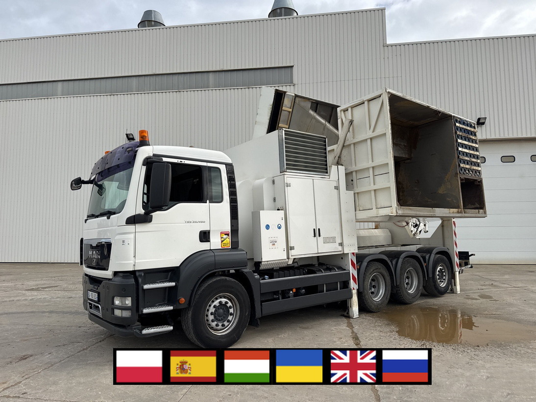 MAN TGS 35.480 8x4 / MTS 4A14T 36.000V vacuum truck / 10 m3 - Saug-/ Spülfahrzeug: das Bild 1 MAN TGS 35.480 8x4 / MTS 4A14T 36.000V vacuum truck / 10 m3 - Saug-/ Spülfahrzeug: das Bild 1
